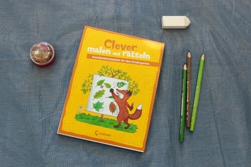 Clever malen und ratseln - Kombinationsspiele fur den Kindergarten (Paperback)