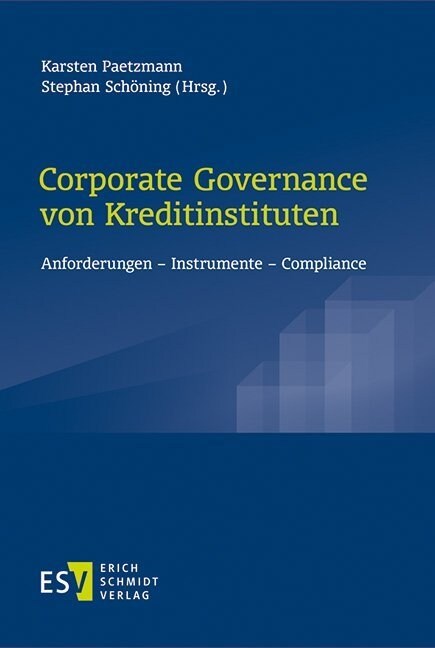 Corporate Governance von Kreditinstituten (Hardcover)