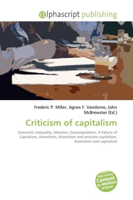 Criticism of capitalism (Paperback)