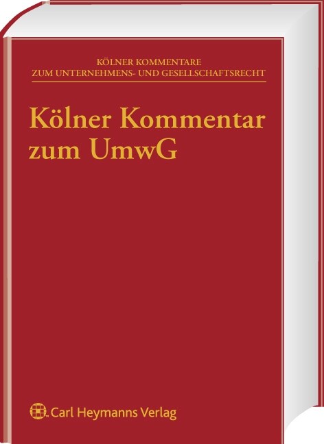 Kolner Kommentar zum UmwG (Hardcover)