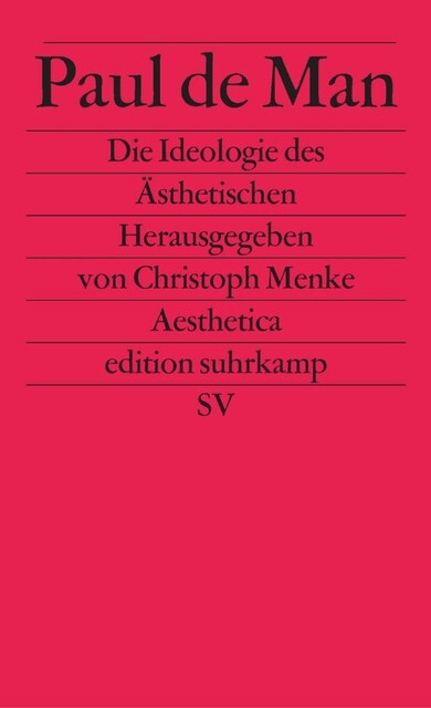 Die Ideologie des Asthetischen (Paperback)