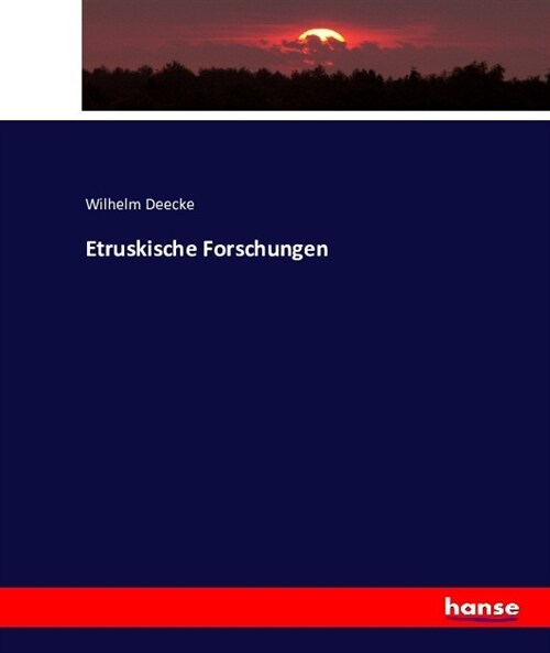 Etruskische Forschungen (Paperback)