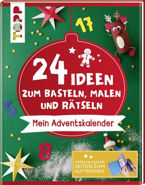 24 Ideen zum Basteln, Malen und Ratseln. Mein Adventskalender (Hardcover)