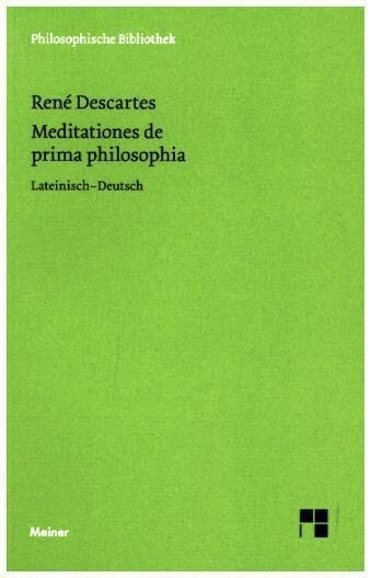 Meditationen uber die Grundlagen der Philosophie. Meditationes de prima philosophia (Paperback)