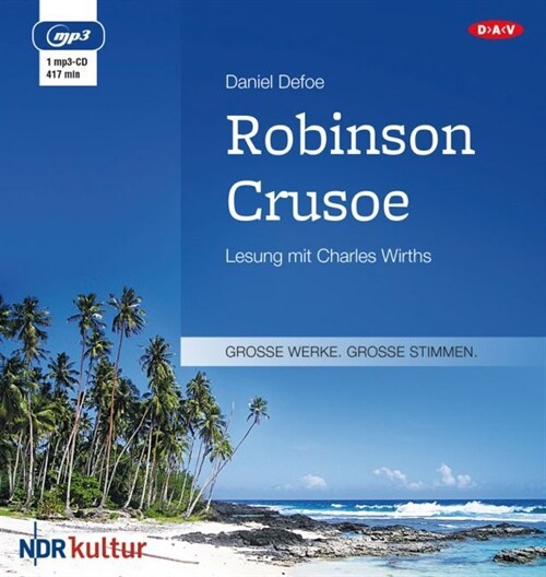 Robinson Crusoe, 1 MP3-CD (CD-Audio)