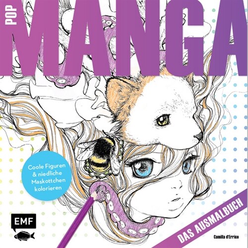Pop Manga - Das Ausmalbuch (Hardcover)