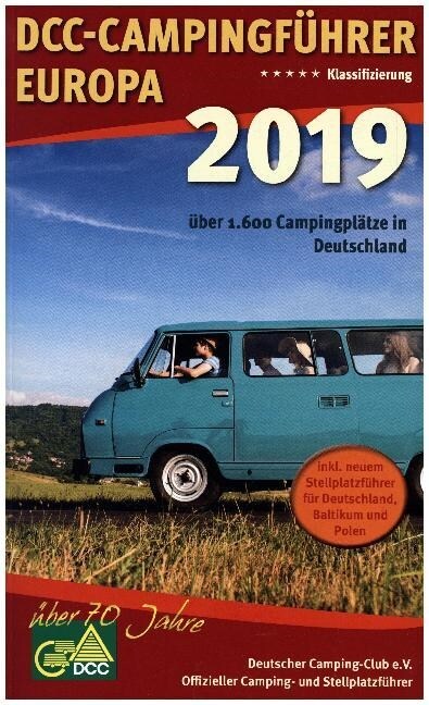 DCC-Campingfuhrer Deutschland/Europa 2019 (Paperback)