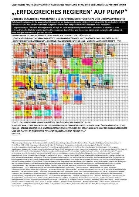 ERFOLGREICHES REGIEREN AUF PUMP - UNETHISCHE POLITISCHE PRAKTIKEN AM BEISPIEL RHEINLAND-PFALZ UND MAINZ (Paperback)