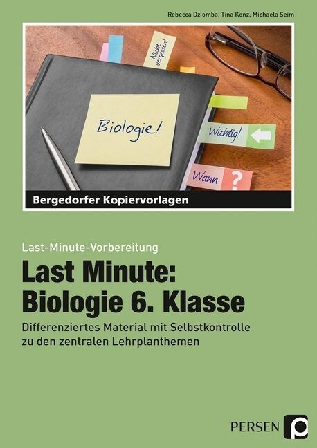 Last Minute: Biologie 6. Klasse (Paperback)