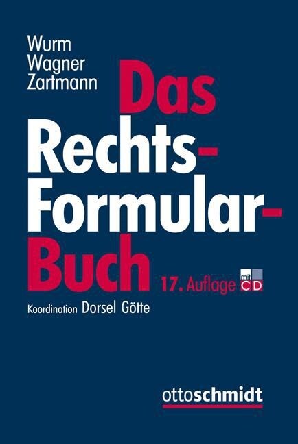 Das Rechtsformularbuch, m. CD-ROM (Hardcover)