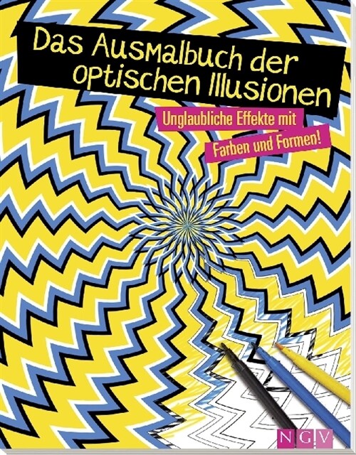 Das Ausmalbuch der optischen Illusionen (Paperback)