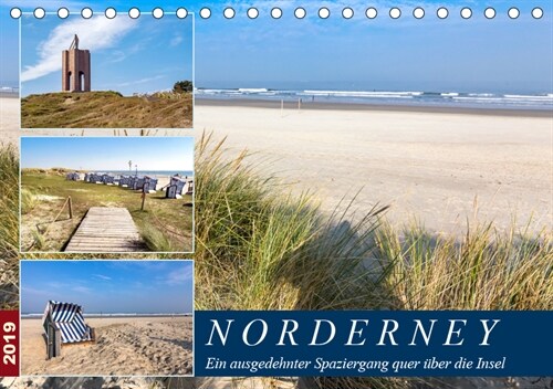 Norderney Spaziergang (Tischkalender 2019 DIN A5 quer) (Calendar)