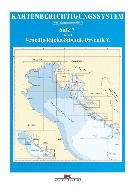 Delius Klasing-Sportbootkarten Adria, Berichtigung (2018), Planokarte (Sheet Map)