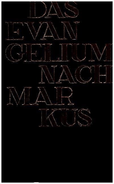 Das Evangelium nach Markus (Hardcover)