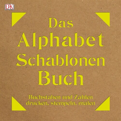 Das Alphabet-Schablonen-Buch, m. Schablonen (Paperback)