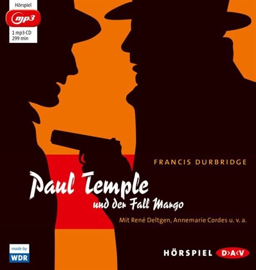 Paul Temple und der Fall Margo, 1 MP3-CD (CD-Audio)