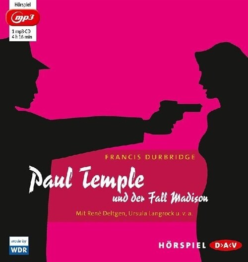 Paul Temple und der Fall Madison, 1 MP3-CD (CD-Audio)