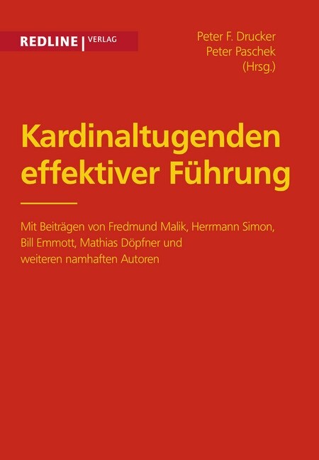 Kardinaltugenden effektiver Fuhrung (Paperback)