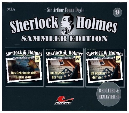 Sherlock Holmes Sammler Edition. Box.9, 3 Audio-CDs (CD-Audio)