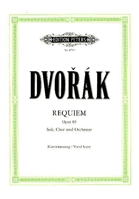 Requiem Op. 89 (Vocal Score) (Sheet Music)