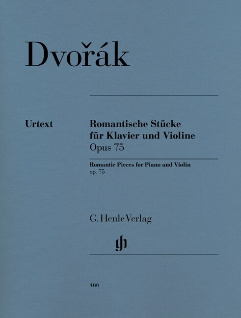 Romantische Stucke fur Klavier und Violine op.75 (Sheet Music)