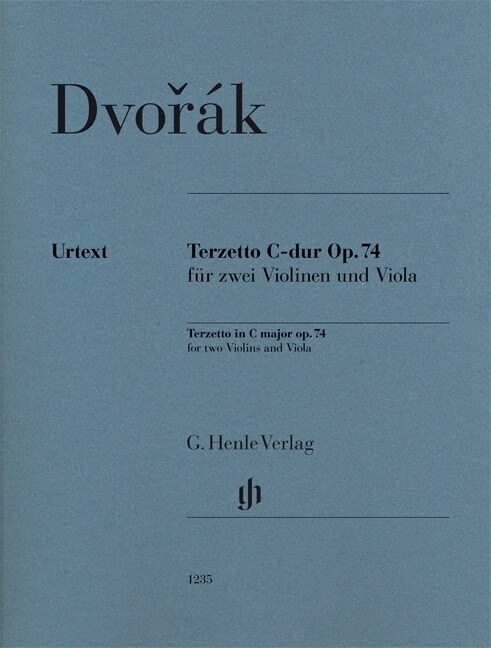 Terzetto C-dur Opus 74 fur zwei Violinen und Viola, Stimmensatz (Sheet Music)