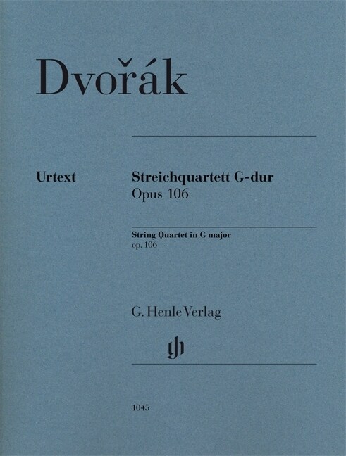 Streichquartett G-dur Opus 106, Stimmensatz (Sheet Music)