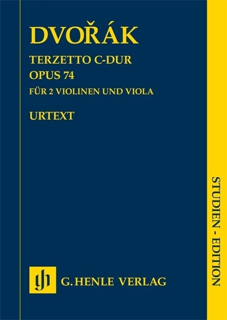 Terzetto C-dur Opus 74 fur zwei Violinen und Viola, Studienpartitur (Sheet Music)