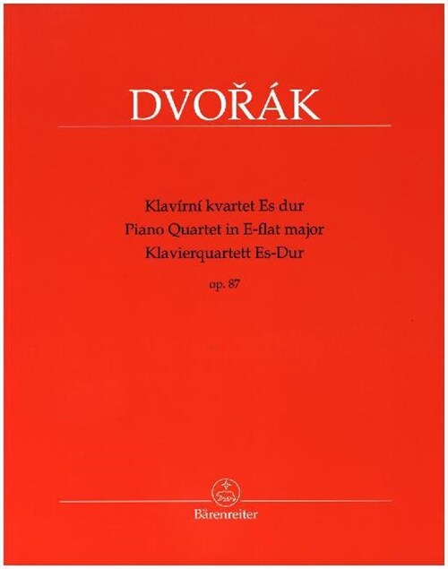 Klavierquartett Es-Dur op.87, Partitur mit Stimmen (Sheet Music)