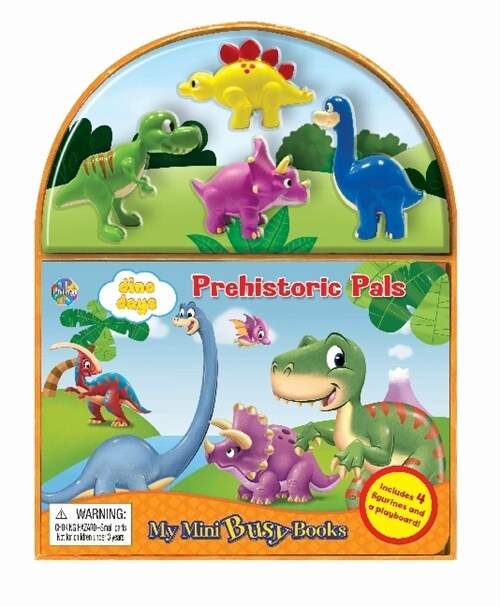 Dino-Freunde, Spielbuch + 4 Spielfiguren + ausklappbare Spielmatte (Toy)