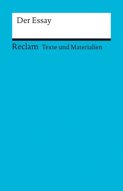 Der Essay (Paperback)