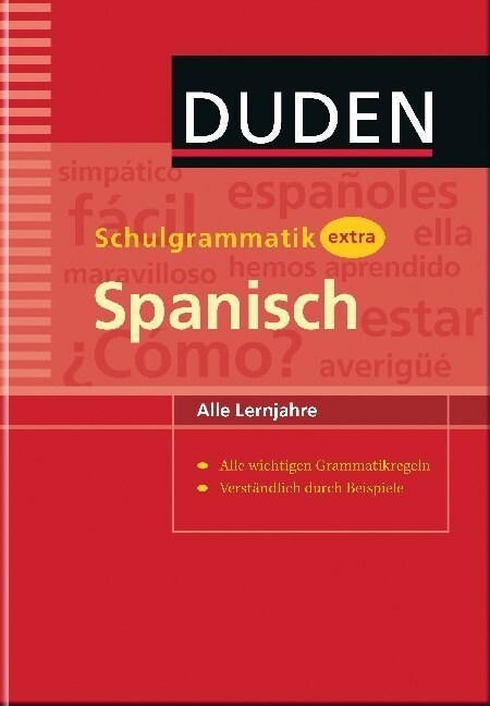 Duden Schulgrammatik extra, Spanisch (Hardcover)