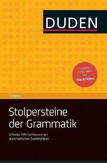 Duden Stolpersteine der Grammatik (Paperback)