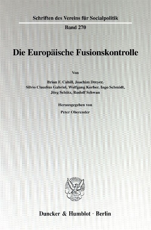 Die Europaische Fusionskontrolle (Paperback)