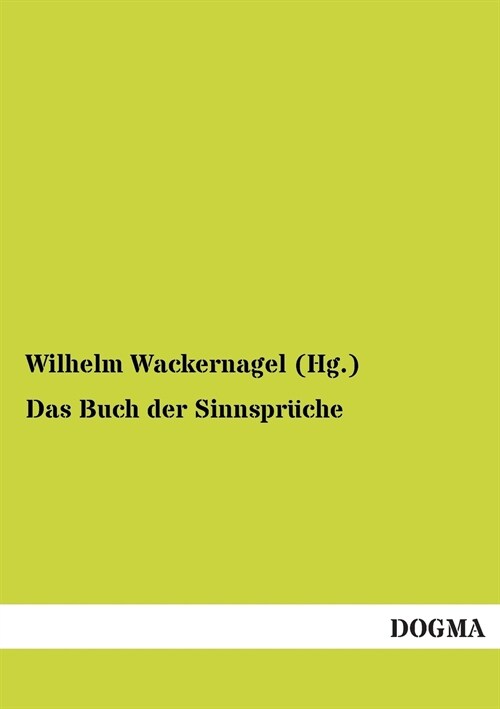 Das Buch Der Sinnspr?he (Paperback)