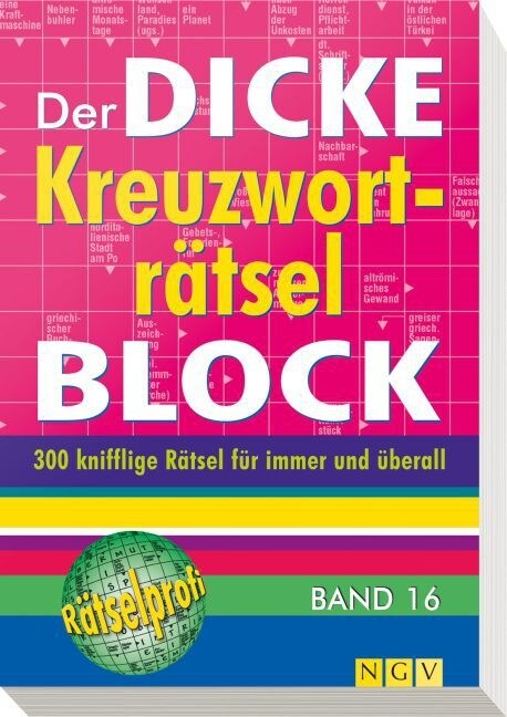 Der dicke Kreuzwortratsel-Block. Bd.16 (Paperback)