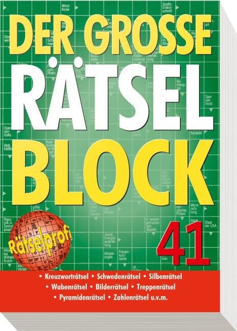 Der große Ratselblock. Bd.41 (Paperback)
