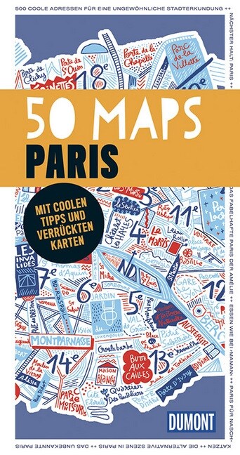 DuMont 50 Maps Paris (DuMont Reisefuhrer) (Paperback)