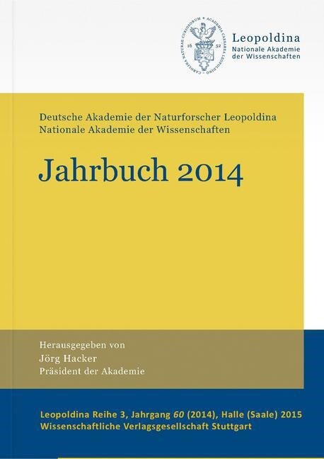 Deutsche Akademie der Naturforscher Leopoldina, Jahrbuch 2014 (Paperback)