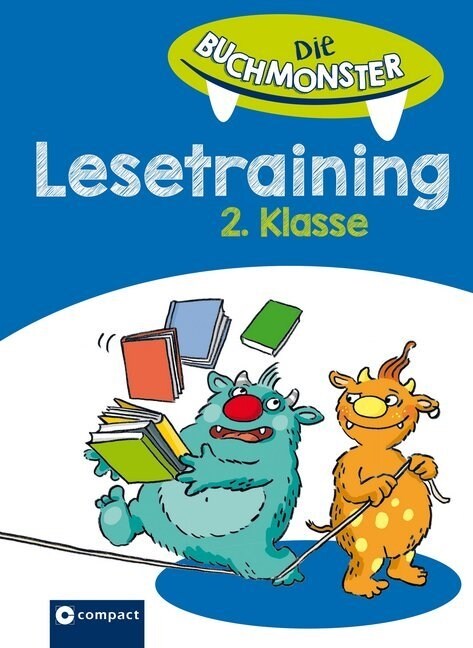 Die Buchmonster: Lesetraining 2. Klasse (Paperback)