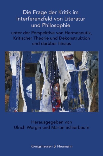 Die Frage der Kritik im Interferenzfeld von Literatur und Philosophie (Paperback)