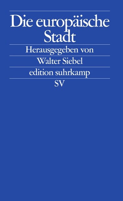 Die europaische Stadt (Paperback)