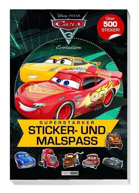 Disney Cars 3: Superstarker Sticker- und Malspaß (Paperback)