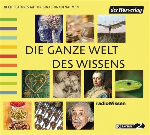 Die ganze Welt des Wissens. Tl.2, 20 Audio-CDs (CD-Audio)