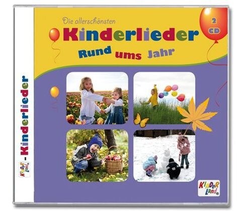 Die allerschonsten Kinderlieder rund ums Jahr, 2 Audio-CDs (CD-Audio)