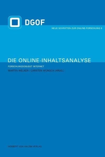 Die Online-Inhaltsanalyse (Paperback)