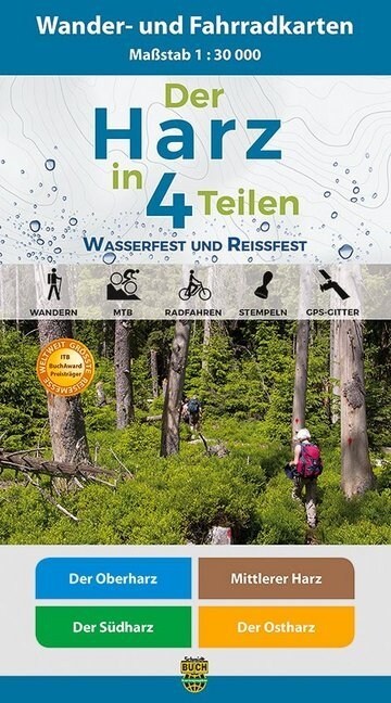 Der Harz in 4 Teilen, 4 Bl. (Sheet Map)