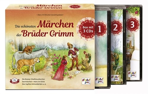 Die schonsten Marchen der Bruder Grimm, 3 Audio-CDs (CD-Audio)