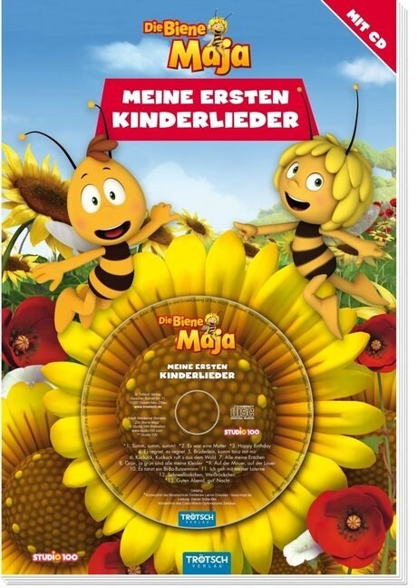 Die Biene Maja - Meine ersten Kinderlieder, m. Audio-CD (Hardcover)