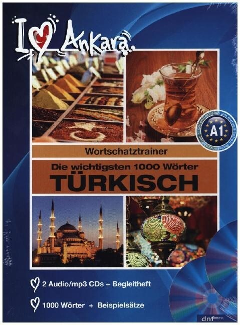 Die wichtigsten 1000 Worter Turkisch, 2 Audio/mp3-CDs + Begleitheft (CD-Audio)